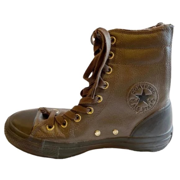 Converse High Top Sneaker Zip Combat Boots 7 - Picture 1 of 9